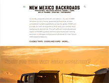Tablet Screenshot of newmexicobackroads.com